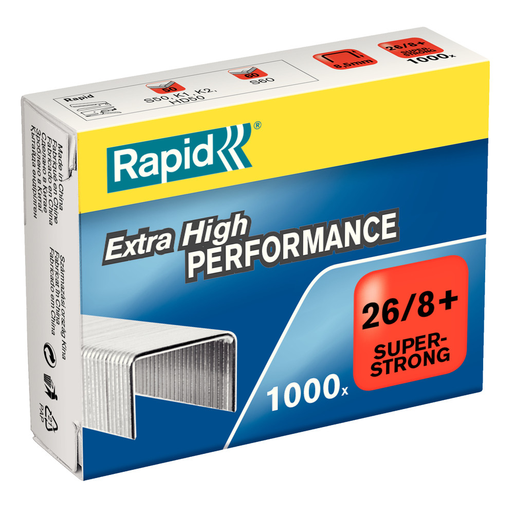 Capse 26/8 Rapid Strong 1000/cutie