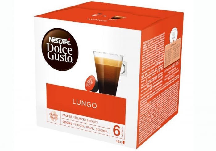 Capsule cu cafea Nescafe Dolce Gusto Lungo, 16 capsule, 89.6g.