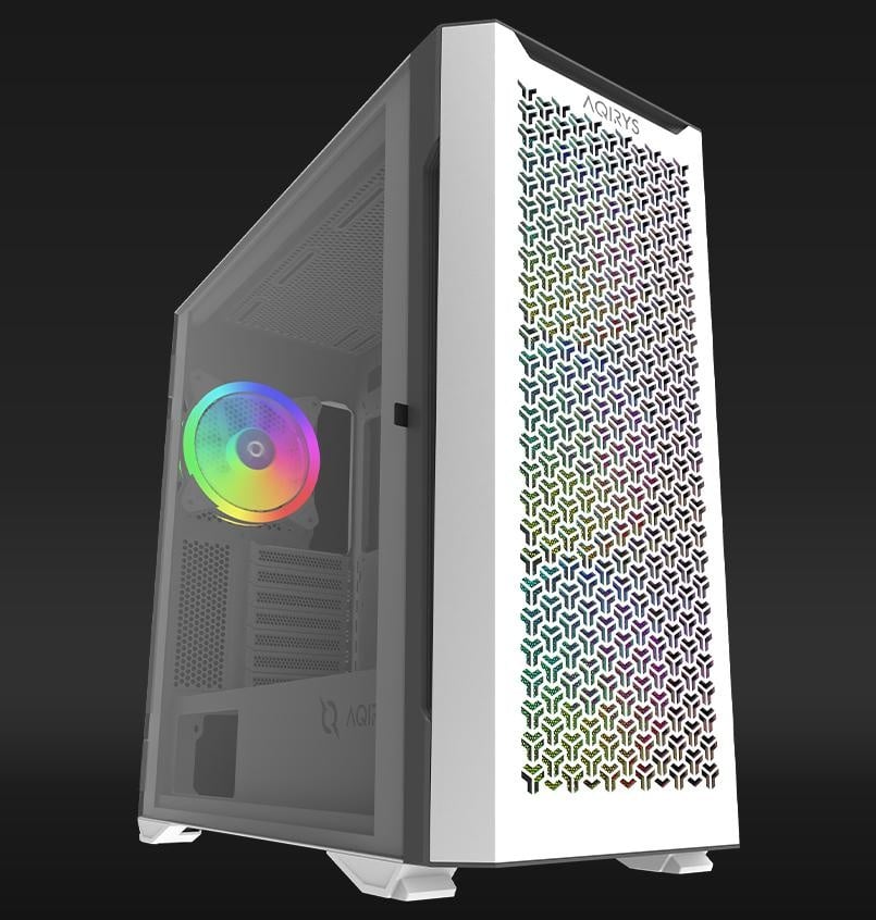 Carcasa Aqirys Aquilla Midi Tower White