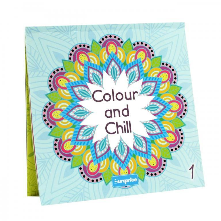 Carte de colorat pentru adulti - Color and Chill 1