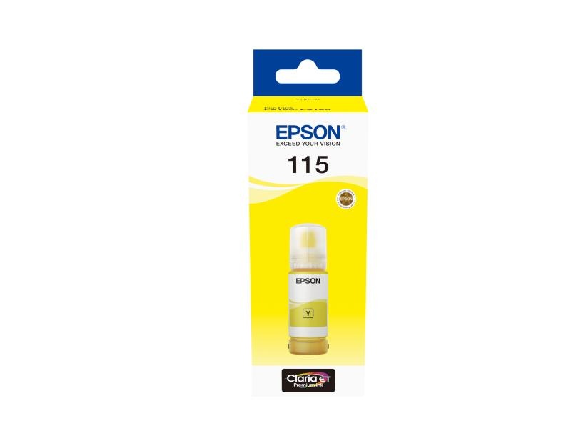 Cartus cerneala Epson 115, yellow, capacitate 70ml / 6200 pagini, compatibil cu: Epson EcoTank L8160, - 2 | YEO