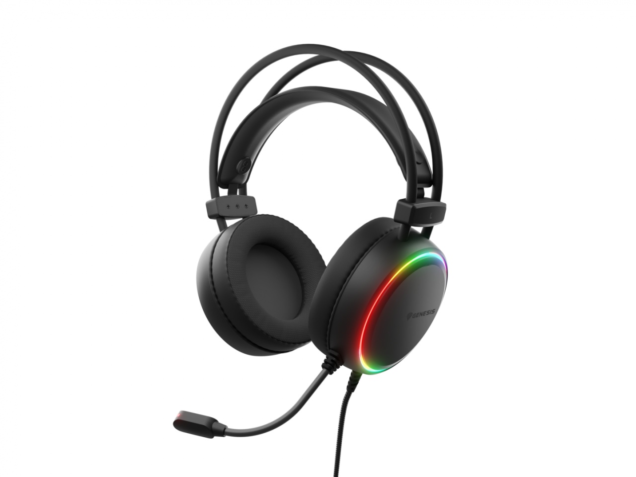 Casti cu fir Genesis Neon 613 G2 negru