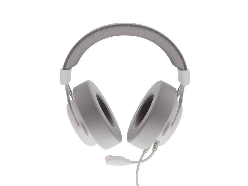 Casti cu fir Genesis Neon 764 alb - 1 | YEO