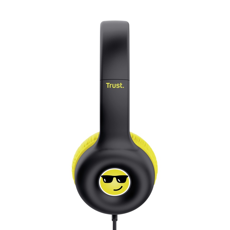 Casti Trust Nouna cu fir kids, negru - 3 | YEO