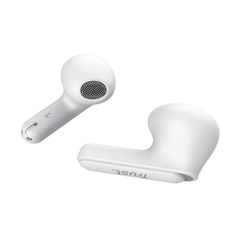 Casti Trust Yavi wireless earph., alb - 2 | YEO