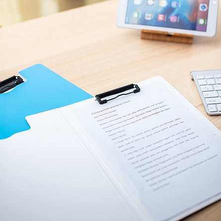 Clipboard dublu Deli A4 culori neon - 1 | YEO