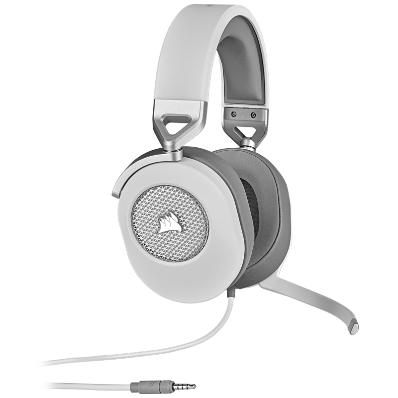 Corsair HS65 Surround Headset, White, Jk - 4 | YEO