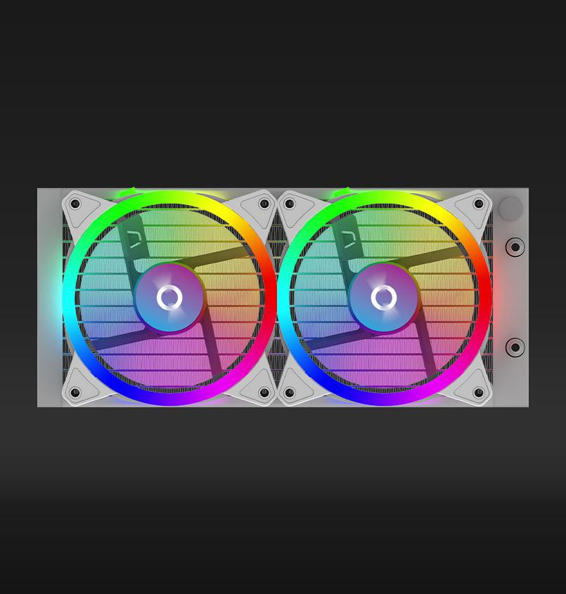 CPU Cooler Aquarius 240 AIO White ARGB - 1 | YEO