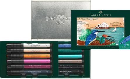 Cutie 12 culori Faber-Castell Pitt Artist Pen Cities Sydney - 2 | YEO