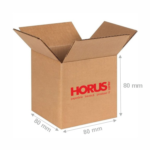 Cutie carton dreaptă 360 GR CO3 (80x80x80mm) - 1 | YEO