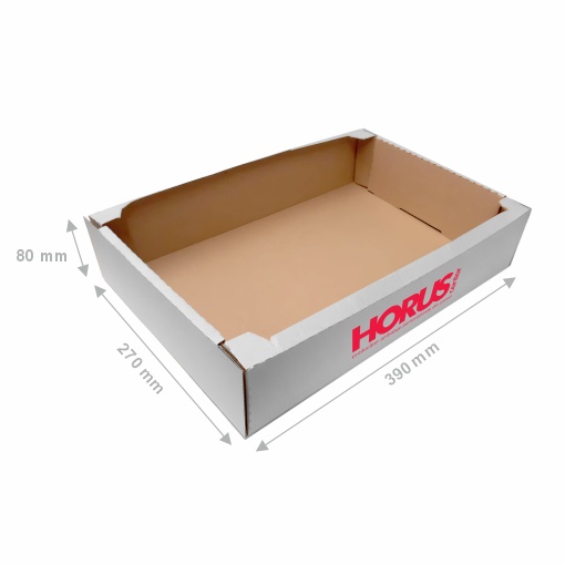 Cutie carton pentru fursecuri, 390x270x80 mm - 1 | YEO