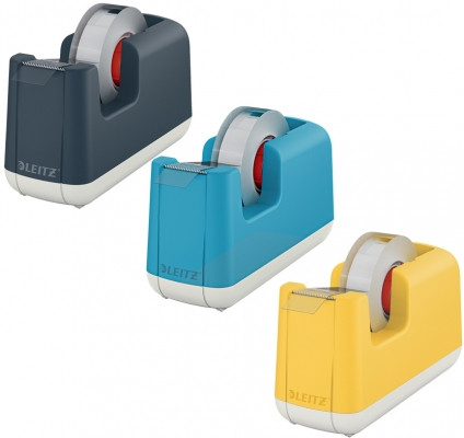 Dispenser pentru banda adeziva LEITZ Cosy, PS, banda inclusa