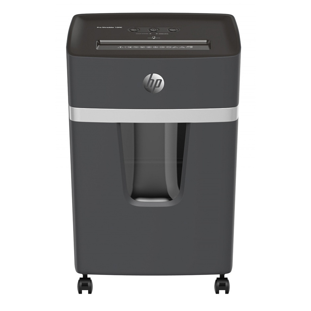 Distrugător de documente HP Pro Shredder 10MC - 10 coli, micro cut (2 x 15mm), nivel securitate 5 - 2 | YEO