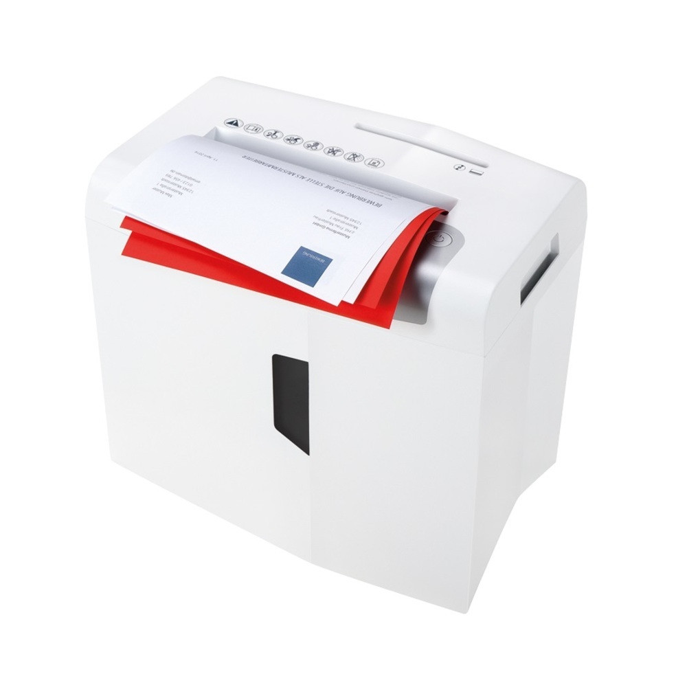 Distrugator documente HSM ShredStar X 8 - 8 coli - cross cut (4.5 x 30mm) - nivel securitate 4 - 3 | YEO
