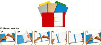 Dosar carton Jalema color cu alonjă arhivare de mare capacitate