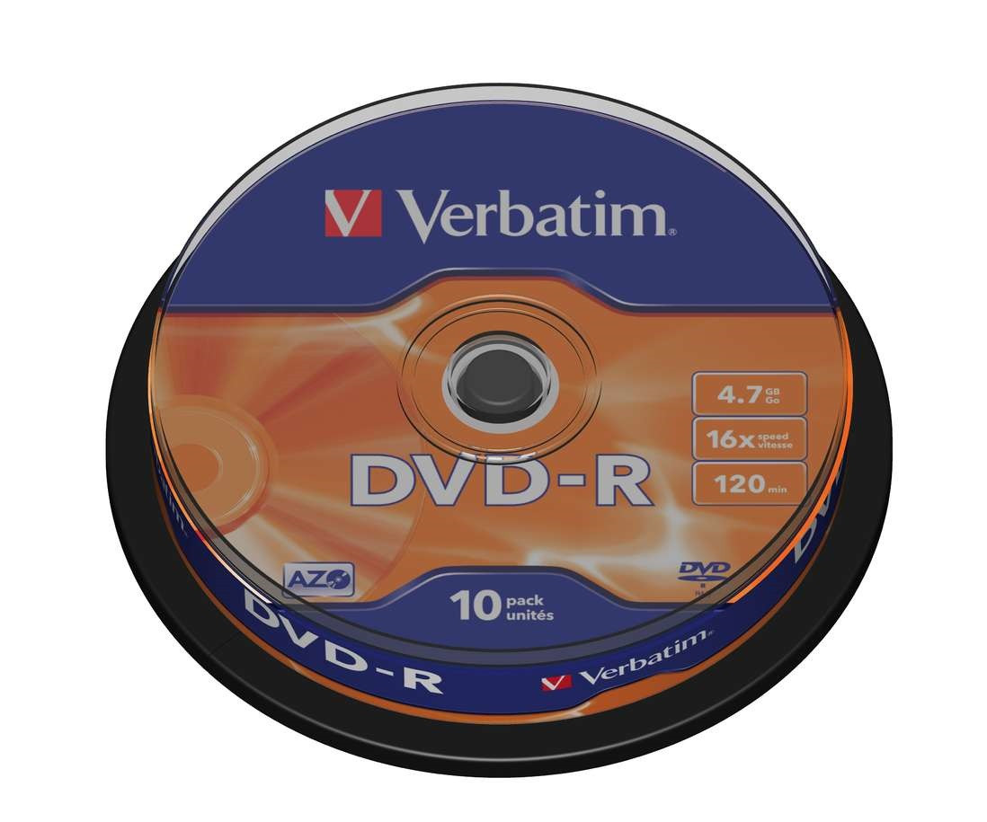 DVD+R VERBATIM 4.7GB,120min,viteza 16x,50 buc, Single Layer,Matt Silver