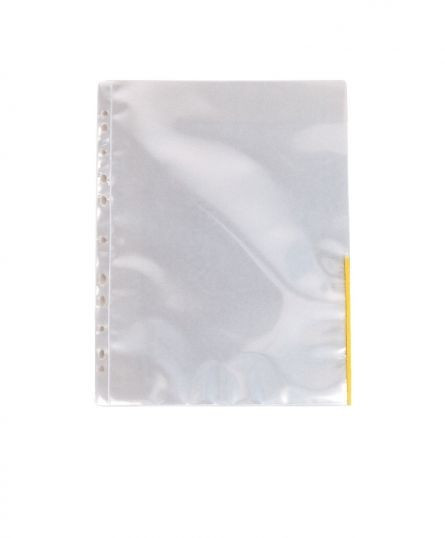 Fila protectie cristal cu margine colorata A4 Esselte 105 microni 100 buc/set - 1 | YEO