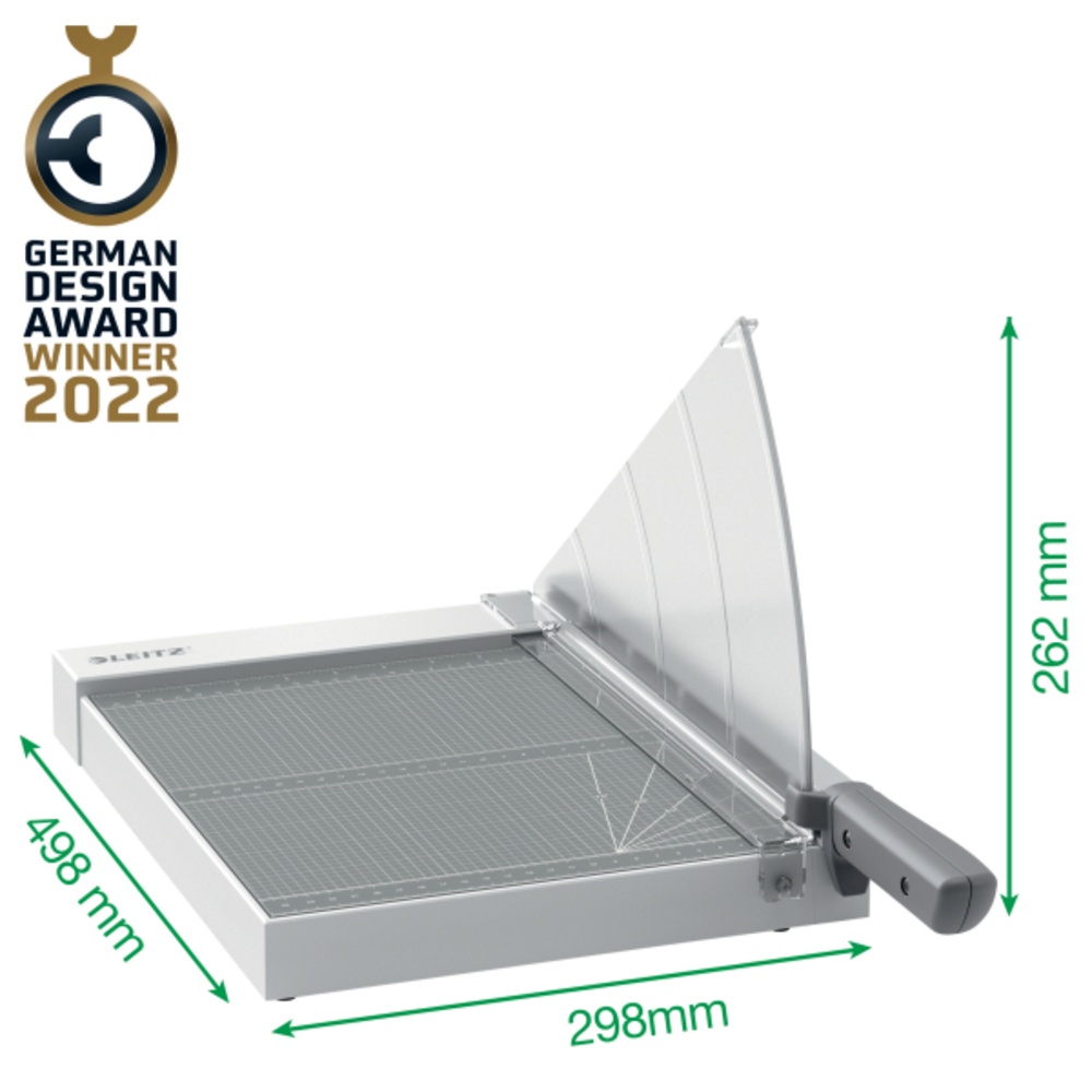 Ghilotină LEITZ Home Office Precision, A4, 10 coli, indicator laser inclus, gri - 1 | YEO