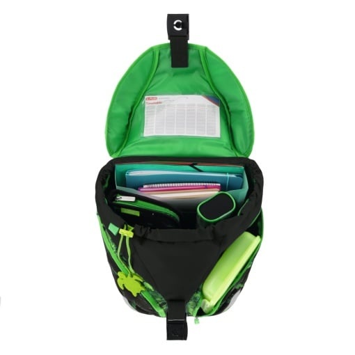 Ghiozdan băieți echipat Herlitz Softlight Plus, GREENline, motiv Explorer - 3 | YEO