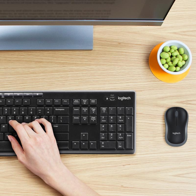 Kit Logitech MK270 Wireless, negru - 3 | YEO