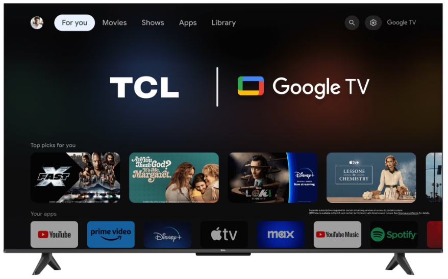 LED TV 4K 50\'\'(126cm) TCL 50P655 - 1 | YEO