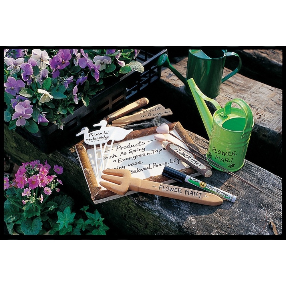 Marker pentru uz exterior (grădina), corp metalic, vârf rotund 0.8mm, ARTLINE Garden - 2 | YEO