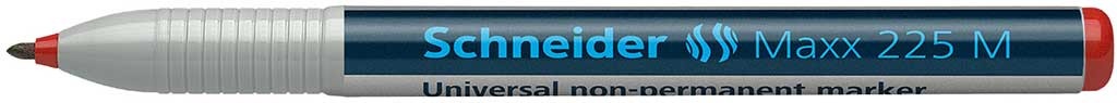 Marker universal non-permanent Schneider Maxx 225 M, vârf 1mm - 2 | YEO