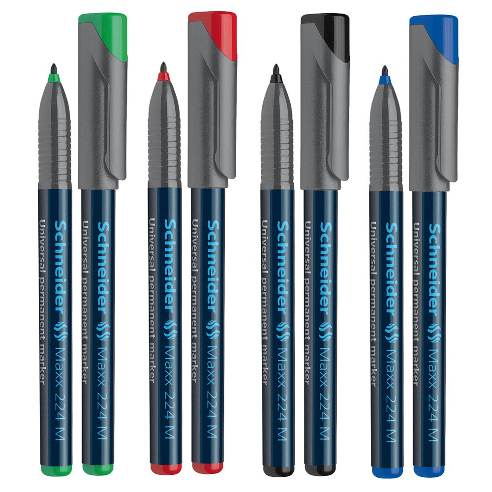 Marker universal permanent Schneider Maxx 224 M, vârf 1mm