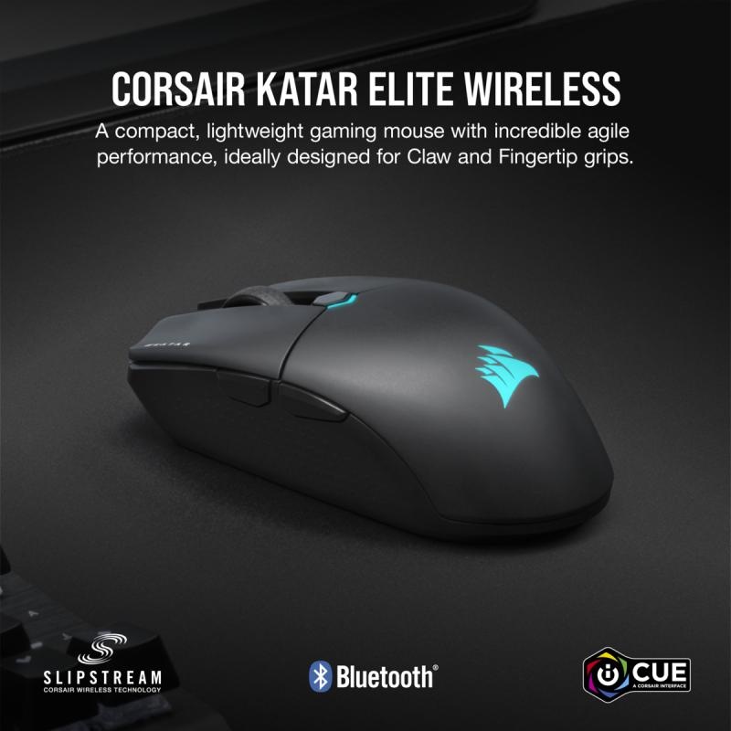 Mouse Gaming Wireless Corsair KATAR ELIT - 4 | YEO