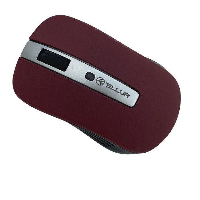 Mouse wireless Tellur Basic, LED, Rosu - 1 | YEO