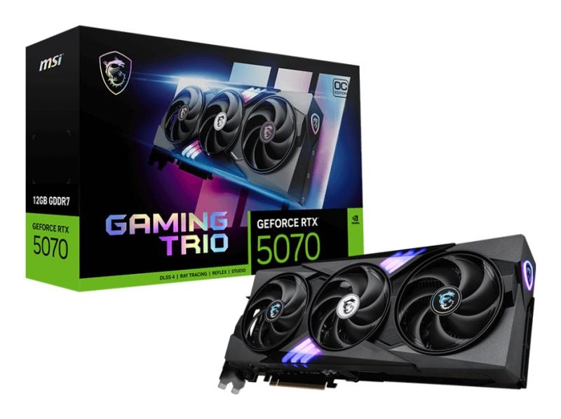 MSI GEFORCE RTX 5070 12G GAMING TRIO OC - 1 | YEO
