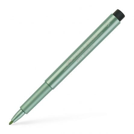 PITT ARTIST PEN VERDE METALIZAT FABER-CASTELL - 1 | YEO