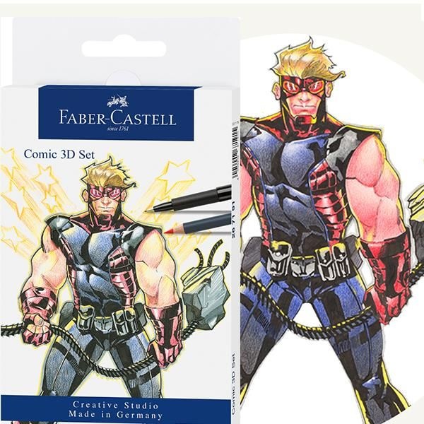Set 11 buc Faber-Castell Pitt Artist Pen Comic - 1 | YEO