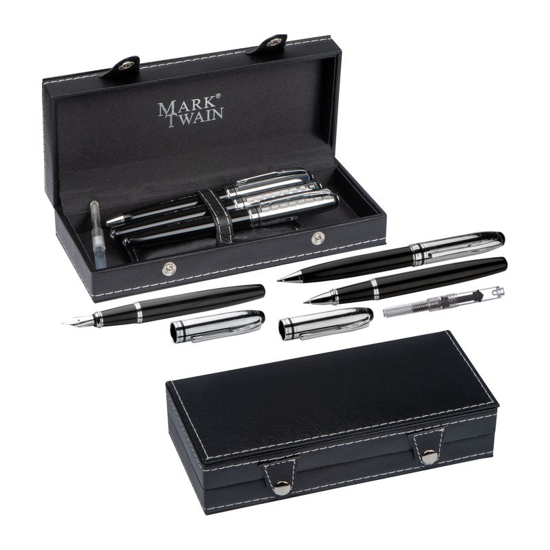 Set de scris Mark Twain, 3 piese