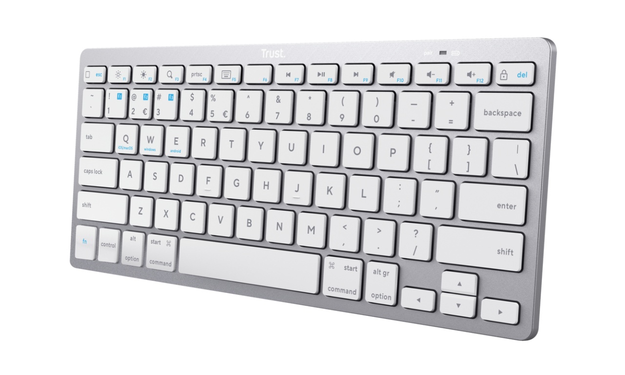 Tastatura Trust Wireless, alb