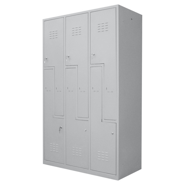 ZIG ZAG C859 • Vestiar 6 uși Z 1150x450x1800LxlxH (mm) / Dimensiuni exterioare