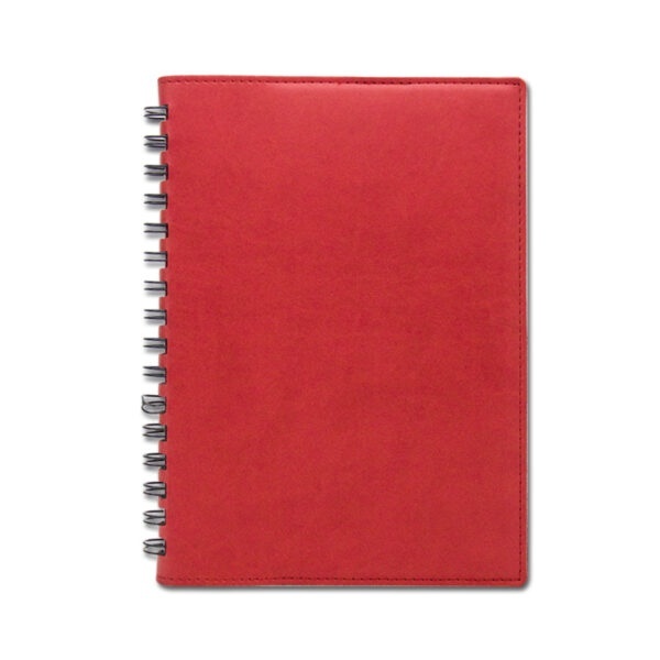 Agendă de lux nedatată cu spiră Cometa, 15 x 21 cm