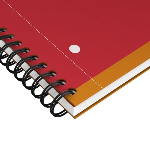 Agendă Oxford Internațional Active Book, A4+ 80 file, hârtie Optik 90g/mp, spiră dublă, scribzee, dictando, culoare portocalie - 3 | YEO