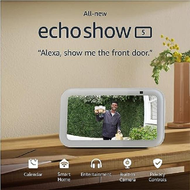 Amazon Echo Show 5(3nd Gen,2023)Glac.Wh - 1 | YEO
