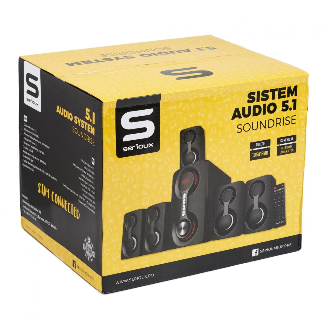 BOXA 5.1 SERIOUX SOUNDRISE SRXS-51105W - PRODUS RESIGILAT!! - 2 | YEO