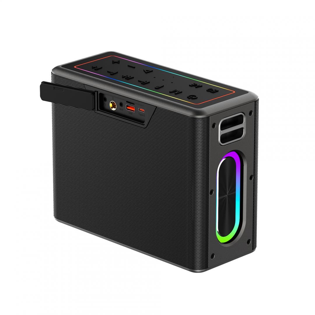 Boxa portabila Akai cu 2 micfrofoane 80W - 1 | YEO