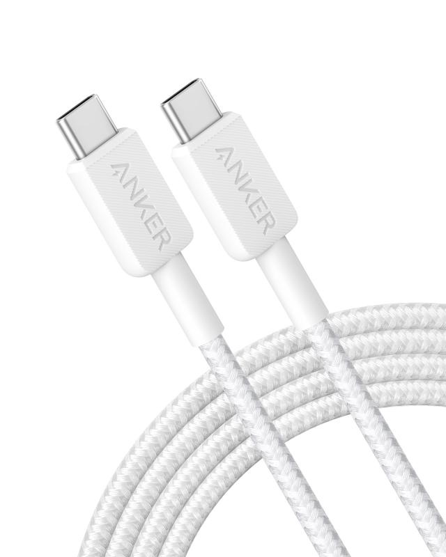 Cablu alimentare si date Anker 1.8m, alb - 1 | YEO