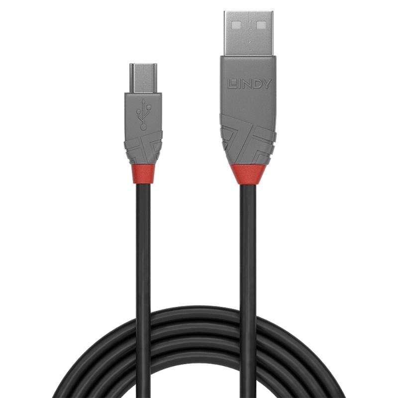 Cablu Lindy 5m USB 2.0 Type A to Mini-B - 4 | YEO