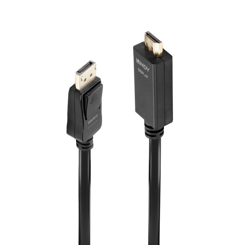 Cablu Lindy DisplayPort la HDMI 10.2G 2m - 2 | YEO