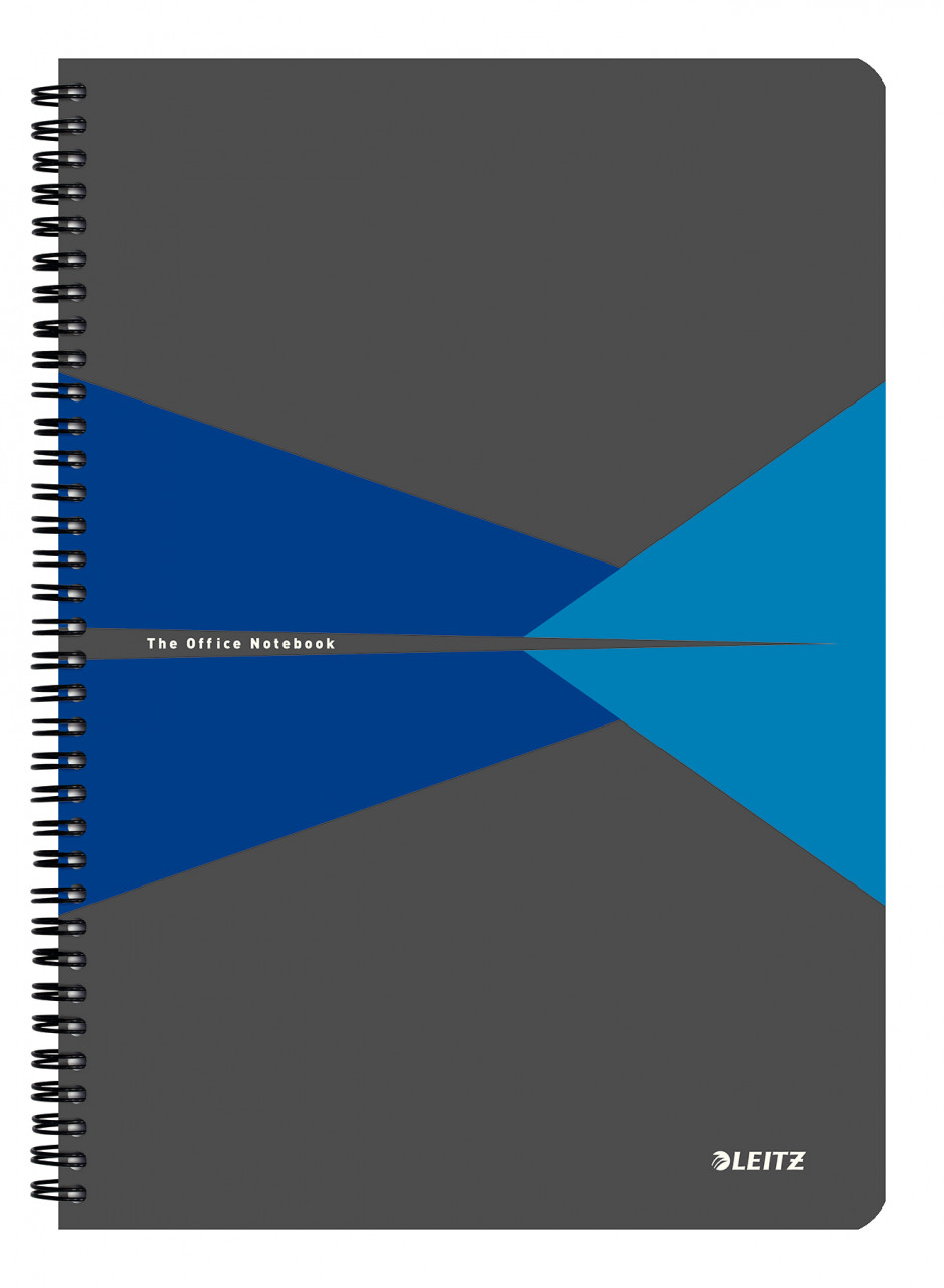Caiet de matematica pentru birou din polipropilena cu spira, A4 Leitz Office - 2 | YEO