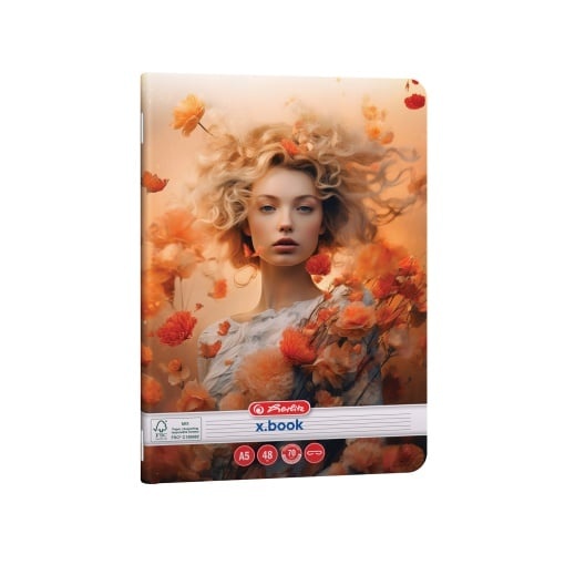 Caiet Herlitz motiv Beauty, A5, 48 file, dictando - 2 | YEO
