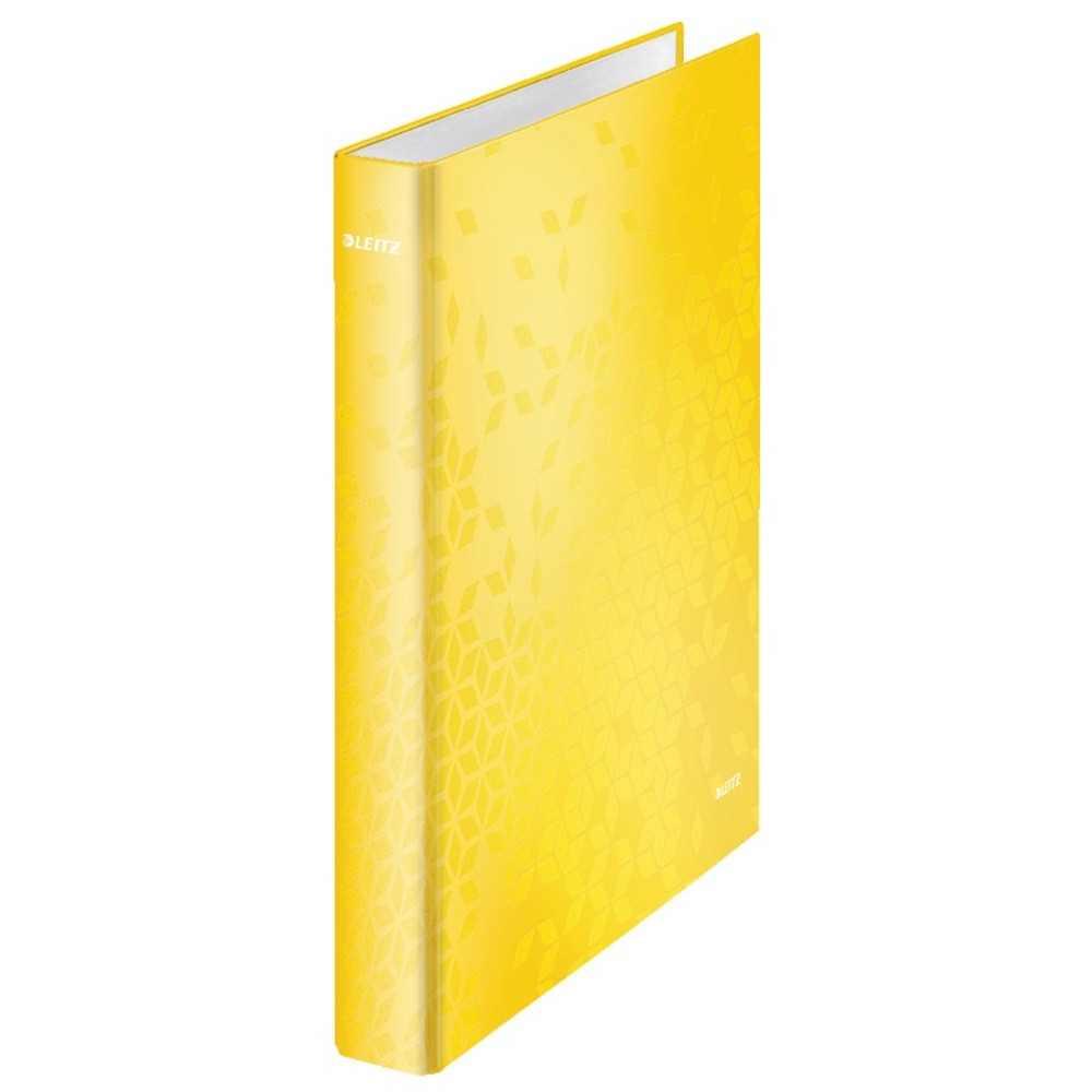 Caiet mecanic Leitz WOW A4 4 inele 25mm carton laminat parțial reciclat - 2 | YEO