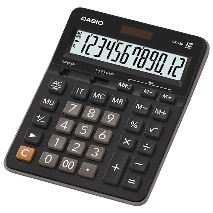 Calculator de birou Casio Casio GX-12B, 12 digits, 207.5 x 159 x 34.3 mm