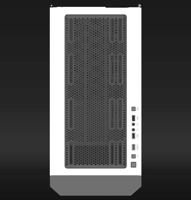 Carcasa Aqirys Aquilla Midi Tower White - 1 | YEO