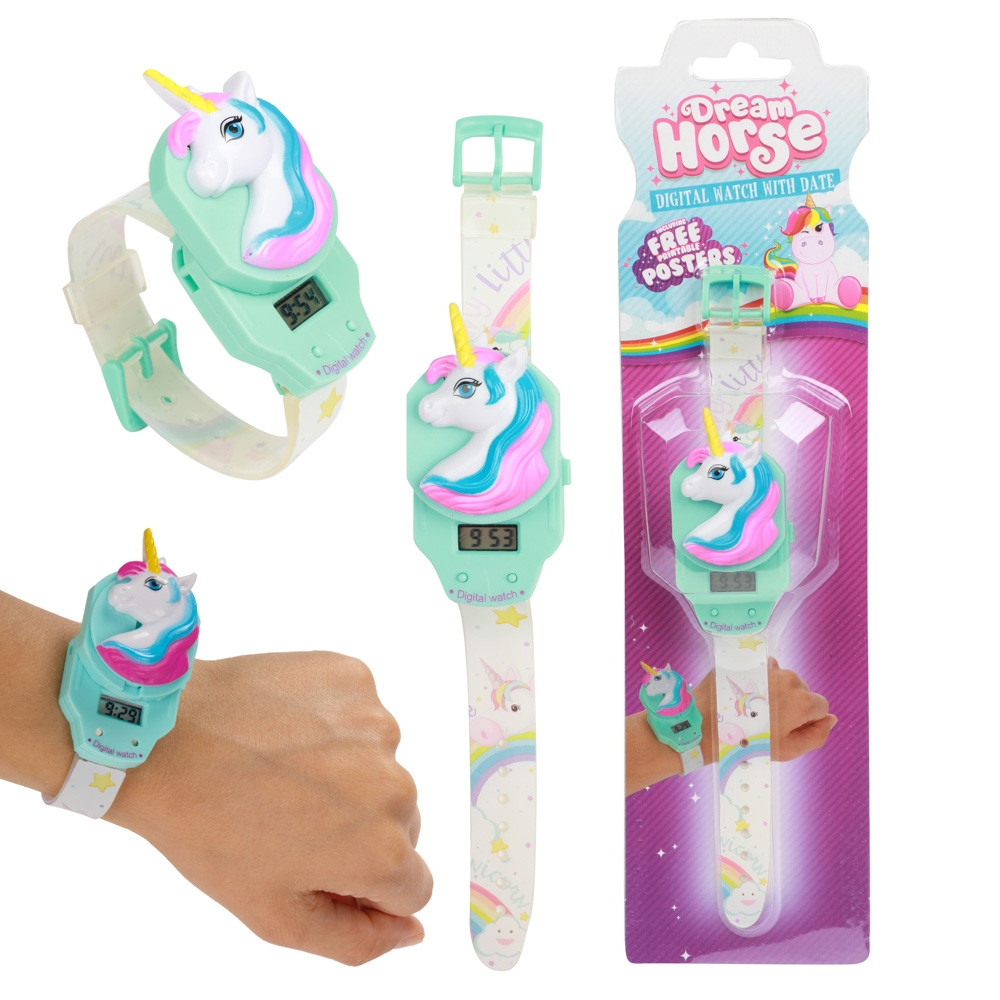 Ceas Digital Pentru Copii, Unicorn - Toi-Toys